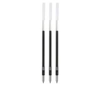 Juego de 3 recambios para bolígrafos Jetstream multicolores, SXR-80-05, negro, 0,5 mm