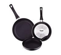 Juego de 3 sartenes ø20ø24ø30cm en aluminio prensado y antiadherente pixel chef sauce 9.5 cm