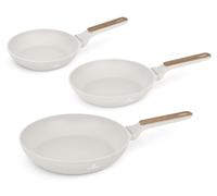 Berlinger Haus Juego de Sartenes Antiadherentes 3 Piezas, Aluminio Forjado, Inducción, Mango Ergonómico, Libre de PFOA, Apto para Todo Tipo de Cocinas, Colección Sahara Nordic