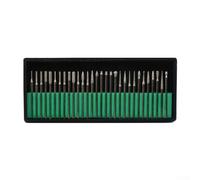 Juego de 30 brocas con revestimiento de diamante para herramientas Dremel, adecuadas para joyas y bricolaje con puntas precisas para cuentas, colgantes y piedras pequeñas (juego de 3 asas)