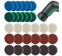 Juego de 30 Cepillo de Limpieza, Almohadilla de Limpieza de Cepillos | Eléctricos Compatible con el Cepillo de Lmpieza Bosch Home/Garden 6033 Cepillos de Limpieza Eléctricos
