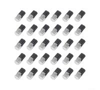 Juego de 30 conectores LED sin soldadura AWG20-24, conectores de cable de latón, ignífugo, material PC, tira LED, conector para iluminación, conector rápido, 1 pin, 24,4 mm (2 pines)