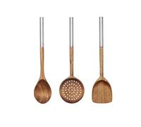 JUEGO DE 3PZS UTENSILIOS DE COCINA MADERA EL BOHIO SG