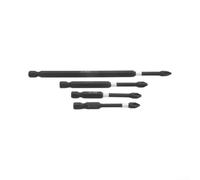 Juego de 4 brocas de metal PH2 de 65 mm a 150 mm | HRC62 de alta dureza, resistente al desgaste, adecuado para atornillar fuerte, 4 piezas de longitudes surtidas