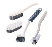 Juego de 4 cepillos de limpieza, cepillo para fregar y lavar platos para fregadero de cocina, botellas, lechada de azulejos, cepillo de lavado con cerdas duraderas