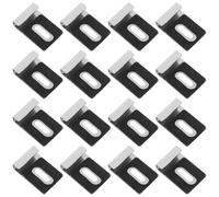 Juego de 4 Clip de Espejo de Acero Inoxidable 304 | Montaje Seguro en Vidrio, Acabado Plata, Uso en Ambientes Húmedos, Diseño Discreto para Azulejos