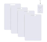 Juego de 4 cuadernos borrables con insignias - Mini bloc de cuaderno de bolsillo | Para enfermeras, médicos, profesores, estudiantes, asistentes, gerentes, oficinas, hoteles, escuelas, ferias
