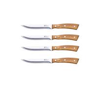 Juego de 4 cuchillos chuleteros acero inoxidable moods san ignacio