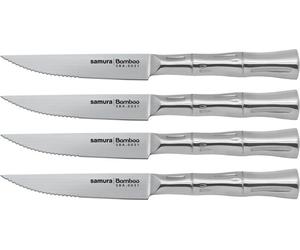 Juego de 4 cuchillos para carne Samura Bamboo, modelo SBA031S