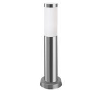 (Juego de 4) Forlight Koral (2 unidades). Lámparas para exteriores, jardín, resistentes al agua (IP55). Ideales para iluminar caminos y entradas. Lámpara de poste de acero inoxidable color gris urbano
