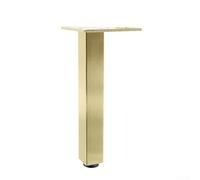 Juego de 4 patas de mesa resistentes para escritorios, bancos, armarios y construcciones de bricolaje en el hogar con deslizadores de nivelación tipo tornillo (157 negro x 4 20 cm)
