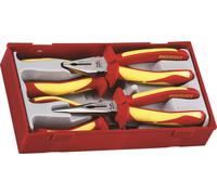 Juego de 4 pinzas aisladas de 1000 V, marca Teng Tools, modelo TTV440