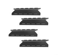 Juego de 4 placas deflectoras de fuego de repuesto para Kenmore y parrillas números de modelo 146 08412830 5 640 08432439 1 placa caliente esmaltada para quemadores de parrilla