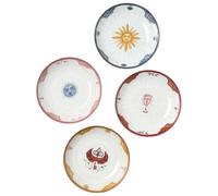 Juego de 4 platos hondos Westwing Mystic, porcelana