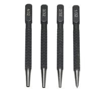 Juego de 4 punzones de posicionamiento portátiles, punzones de uñas, punzón central, punzón central automático, perforador central para metal, juego de perforadores de uñas para madera, herramienta de