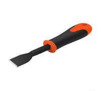 Juego de 4 rascadores de sellado de acero al cromo vanadio con mango ergonómico, sin arañazos, para restos de sellado, pegatinas y eliminación de emblemas en coche, moto y cristal, color naranja y