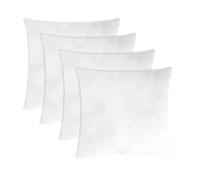 Juego de 4 Rellenos de Cojines Super Suave De Alta Calidad para Sofa Silla Cama, Almohada Suave Mullido Antialérgico en Fibra Hueca