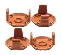 Juego de 4 tapas de bobina de repuesto para desbrozadora Worx WA0010 compatible con las series WG150 y WG160