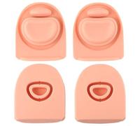 Juego de 4 tapones de repuesto para tapa de botella de agua Owala para botellas de acero inoxidable aisladas y de plástico, juntas de sellado de protección contra fugas (naranja rosa)