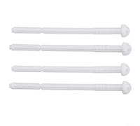Juego de 4 varillas de empuje de actuador para placas de descarga Geberit Twinline, barra de repuesto ABS blanca 240.074.00, piezas de reparación de cisterna de inodoro de doble descarga para