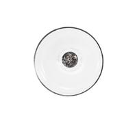 Juego de 4 vasos Bilia Caleido de vidrio borosilicato ámbar soplado a mano - Elegante esfera decorada con efecto de cielo estrellado - 4 piezas - ZAFFERANO