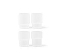 Juego de 4 Vasos Escarchado