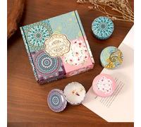 Juego de 4 Velas Aromáticas de Soja 2.5oz | Set Regalo Mujer | Esencia Relajante para Casa, Yoga y Viaje | Alivia Estrés | Decoración Hogar Eco