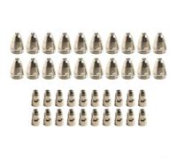Juego de 40 piezas de antorchas de corte de plasma para P80, electrodos y boquillas de 1,5 mm, compatible con máquinas CUT-70/80/100/120 (1,3 mm)