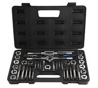 Juego de 40 roscas HSS M3-M12, machos y terrajas para bricolaje, mecanizado y taller
