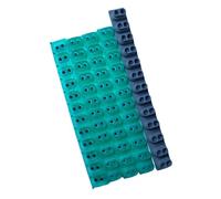Juego de 5 almohadillas para teclado, tiras de contacto de teclas de silicona, repuesto de botón de goma para pianos digitales, repuesto para tiras de teclado de goma conductoras