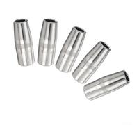 Juego de 5 boquillas para soplete de soldadura, diámetro de orificio de 1/2 pulgada, rosca para sopletes MIG de 200 A, 300 A, 400 A y modelos de 250 L PRO Curve 200