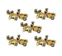 Juego de 5 bornes de batería Offgridtec®, juego positivo y negativo, conector de batería para coche, moto, camión, barco