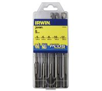 Juego de 5 brocas irwin 10502089 spdh plus 5/6/8/10/12 x 160 mm para c