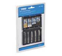 Juego de 5 extractores de tornillos HSS de 2 a 12 mm Fervi E003