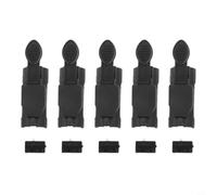 Juego de 5 interruptores de antorcha de soldadura TIG, carcasa y núcleo de ABS negro, para argón para soldadura de alambre, pieza de repuesto robusta para accesorios industriales y de taller, 5 piezas