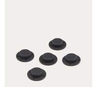 Juego de 5 patas ajustables con adhesivo para estanterías Litto.