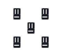 Juego de 5 placas traseras profesionales de 3 ranuras para guitarra de trémolo, cavidad de resorte, placa de rayado, protector de cableado de circuito, cubierta trasera