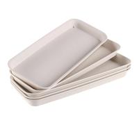 Juego de 5 Posavasos Rectangulares para Macetas 39,5 x 17 x 3 cm