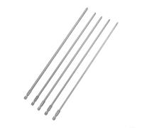 Juego de 5 puntas de destornillador extralargas de 300 mm Ph1 y Ph2 para taladros eléctricos, trabajo manual, trabajo general de grupo eólico