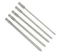 Juego de 5 puntas de destornillador hexagonales 1/4 de 150 mm PH1 PH2 para | La punta magnética sujeta los tornillos de forma segura, lo que te ayuda a trabajar más rápido con menos fijaciones caídas.