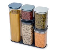 Juego de 5 tarros podium de joseph joseph editions, tarros apilables c