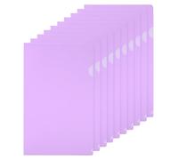 Juego de 50 fundas transparentes de tamaño A4 para documentos, ideales para oficina y escuela