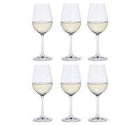 Juego de 6 copas de vino blanco, de Dartington Crystal