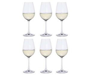 Juego de 6 copas de vino blanco, de Dartington Crystal