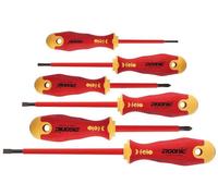 Juego de 6 destornilladores aislados Ergonic VDE + 413 966 99
