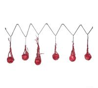 Juego de 6 globos oculares de plástico para Halloween | Plástico resistente, material duradero, resistente a la intemperie para exteriores, reutilizable, aspecto detallado