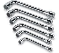 Juego de 6 llaves de tubo abiertas STANLEY, modelo 0-86-699, de 6x6 mm, con cabeza hexagonal