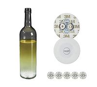 Juego de 6 pegatinas LED autoadhesivas con 4 ledes SMD, incluye pilas y lámina adhesiva 3M