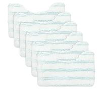 Juego de 6 piezas de repuesto para limpiadores de baño de microfibra para Leifheit Badwischer Micro Duo Telescope, limpiador de bañera para Leifheit accesorios de repuesto, funda para mopa, mopa de