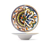 Juego De 6 Platos De Stoneware Modelo Positano De 27 Cm